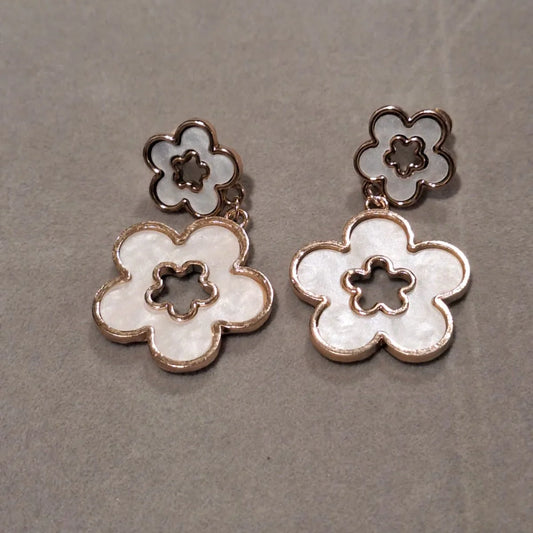 Blooming Enamel Danglers - Style Storyz -