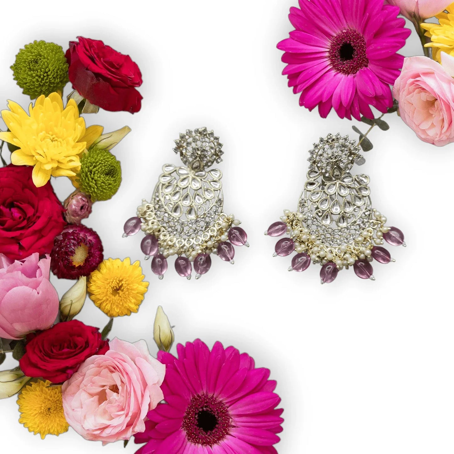 Festive Premium Kundan Earrings - Style Storyz -
