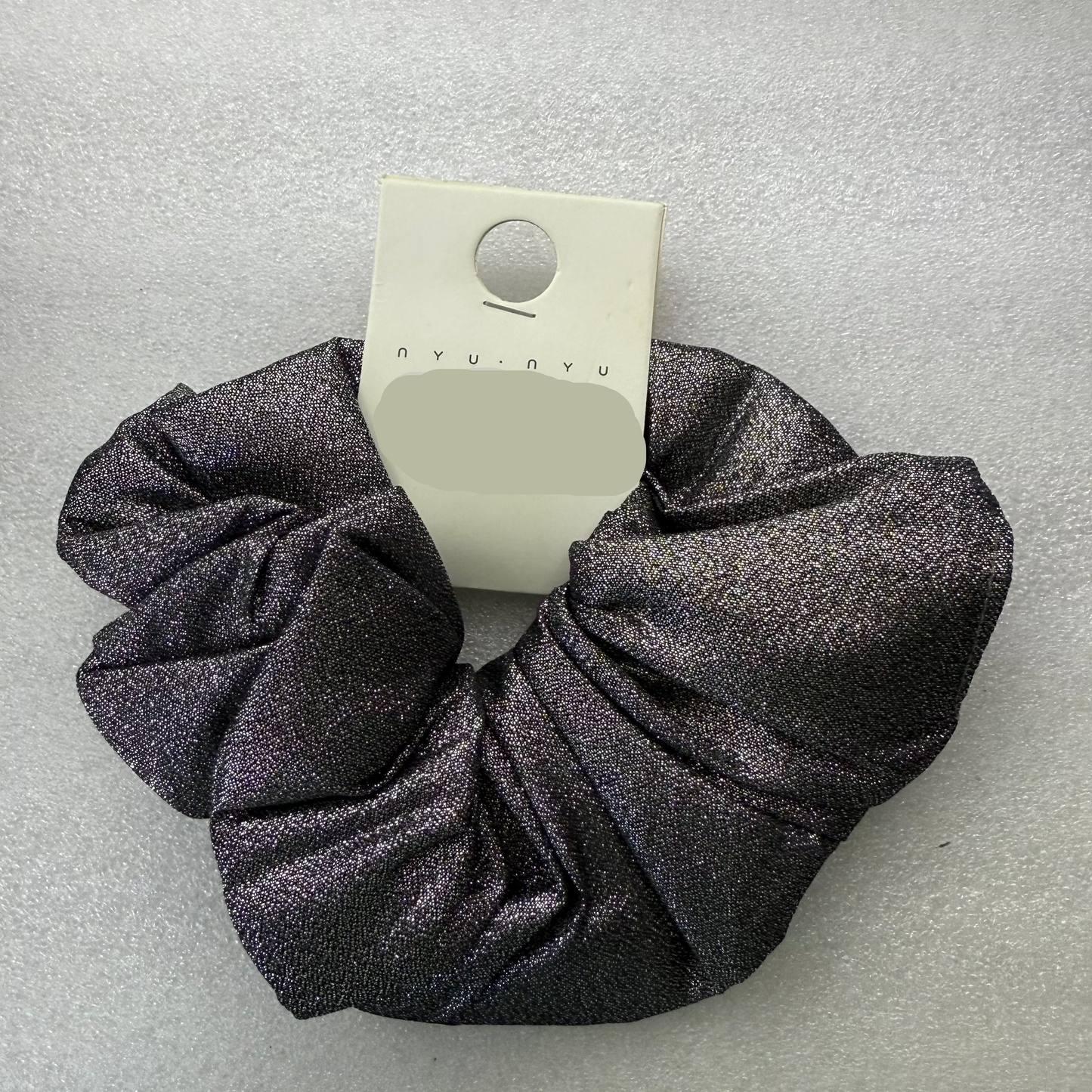 Black glittery scrunchie for Party