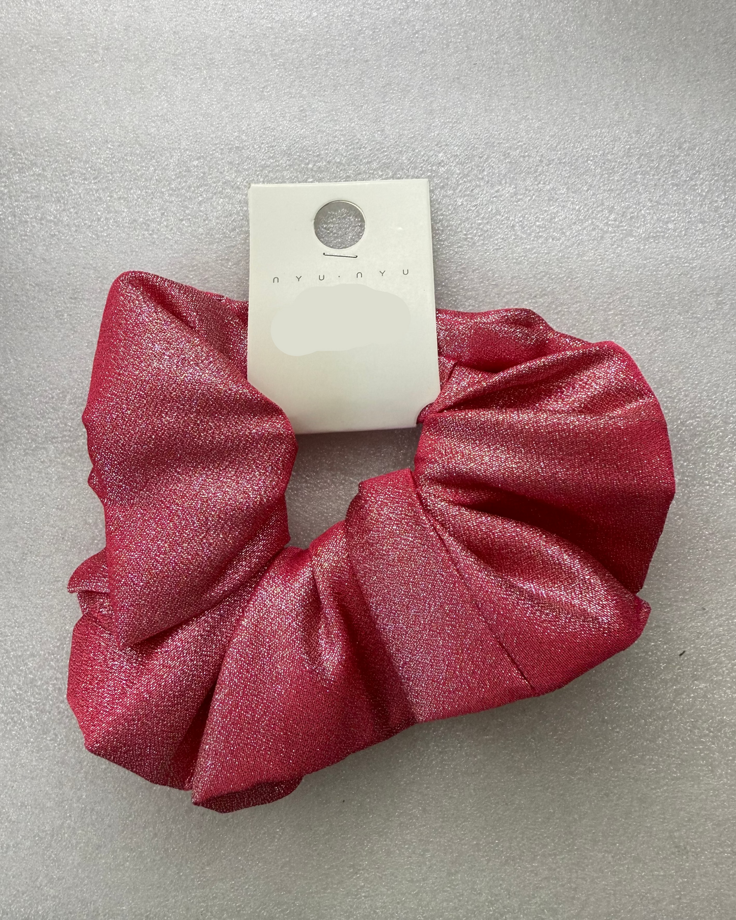 Red Shimmer scrunchie for Party