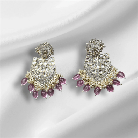 Festive Premium Kundan Earrings - Style Storyz - 