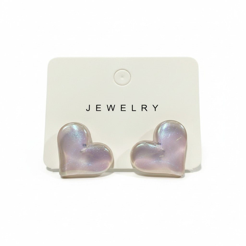 Heart Valentines Earrings - The Style Storyz Luxe LLP - 