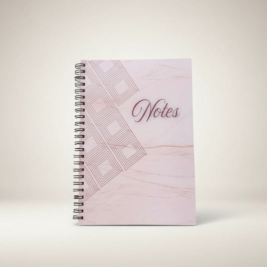 Marble Edition Pink & Metal My Notes - The Style Storyz Luxe LLP - 