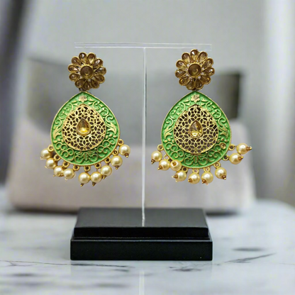 women's traditional festive earrings